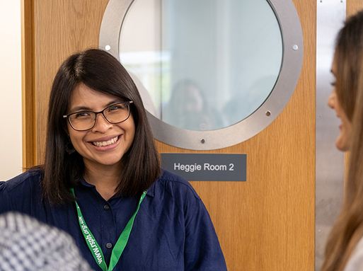 RSPH Head of Programmes Development Nelly Araujo at the RSPH Members' open day