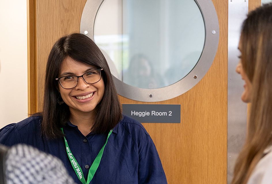 RSPH Head of Programmes Development Nelly Araujo at the RSPH Members' open day