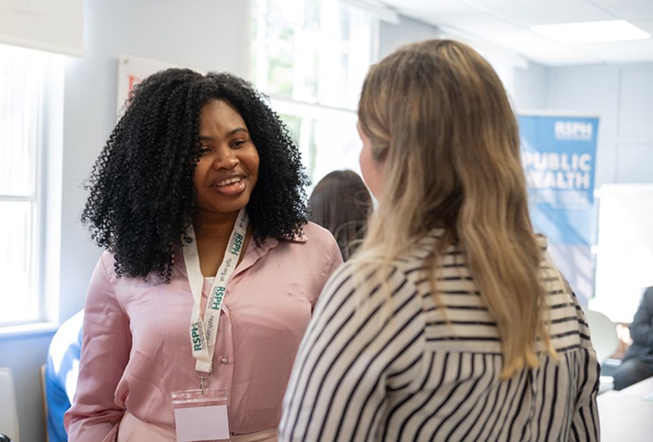 RSPH members talking during the 2025 members' open day
